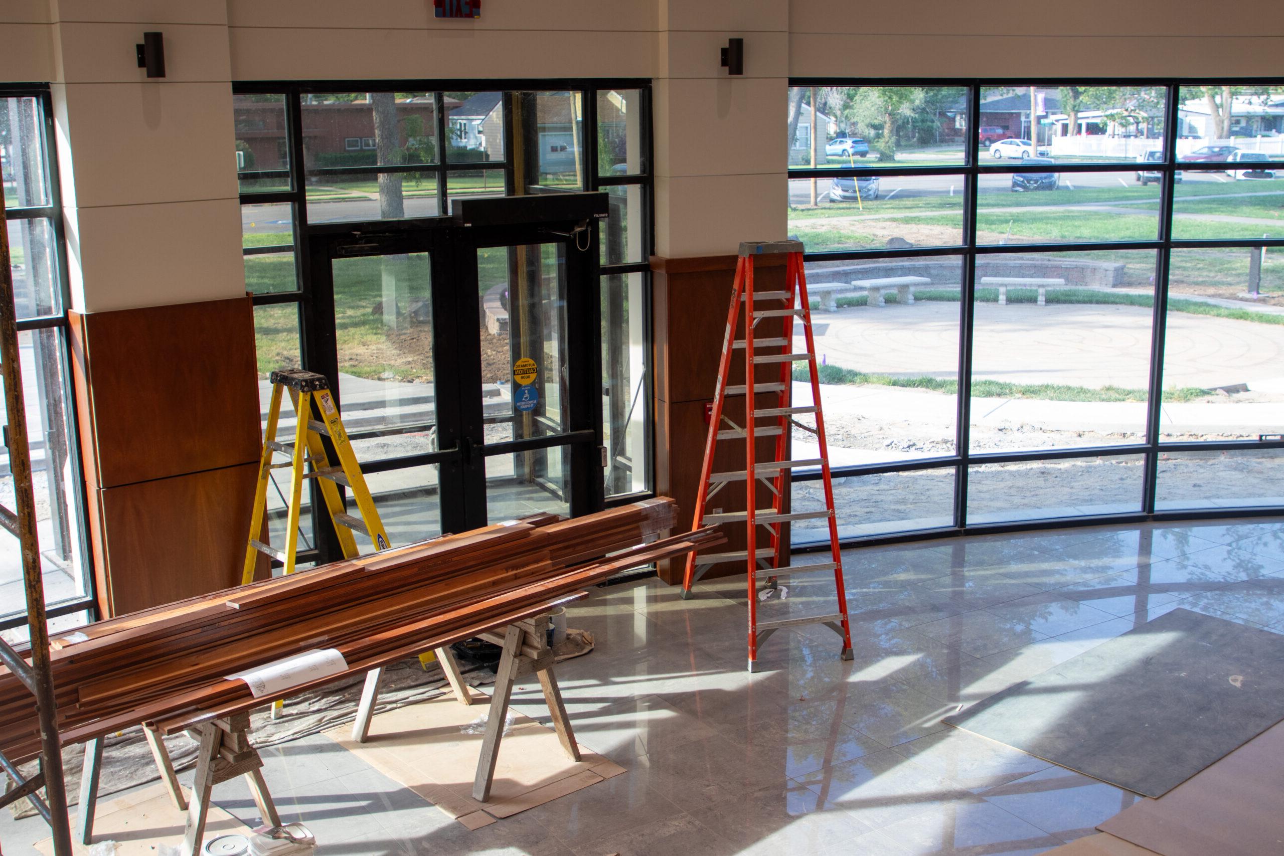 Bieber Hall first floor from above